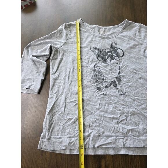 Women's Pajama Top French Bulldog Boston Terrier Size L Large - Picture 9 of 15